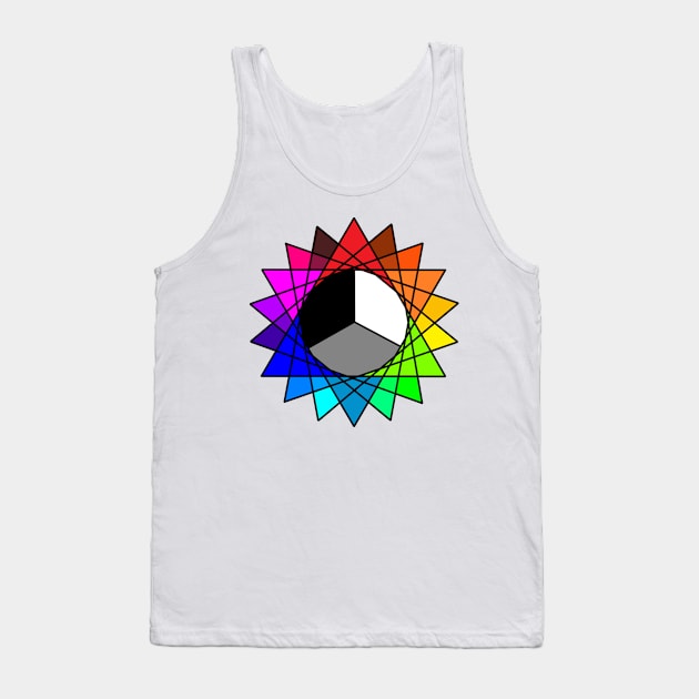 Stained Glass, Version Three Tank Top by alysan